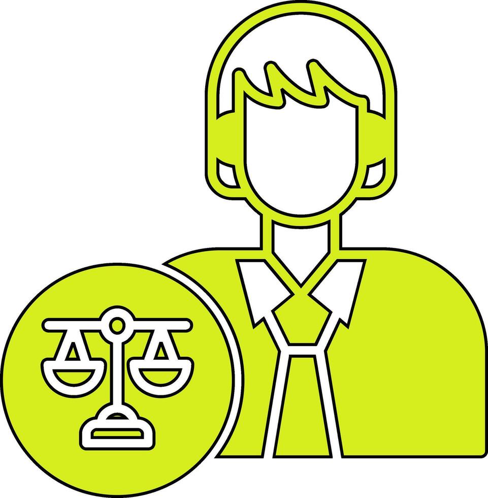 Lawyer Vector Icon