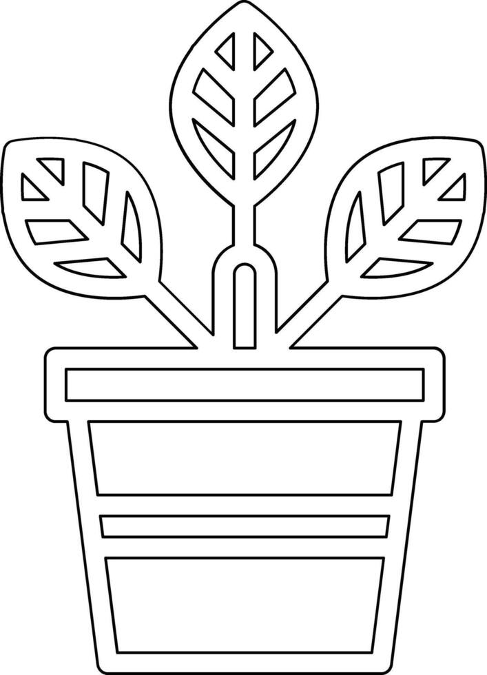 Plant Pot Vector Icon