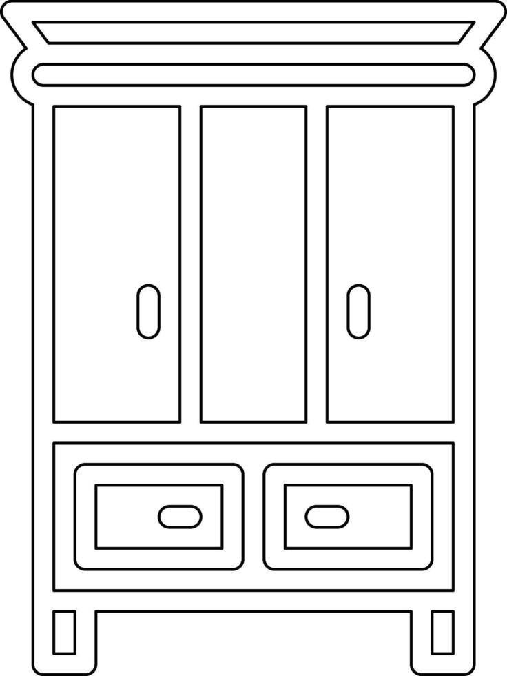 Cupboard Vector Icon