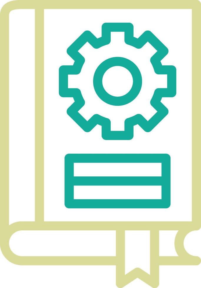 Book Settings Vector Icon