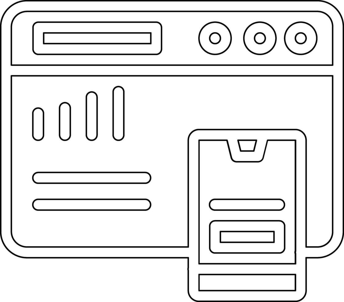 icono de vector sensible