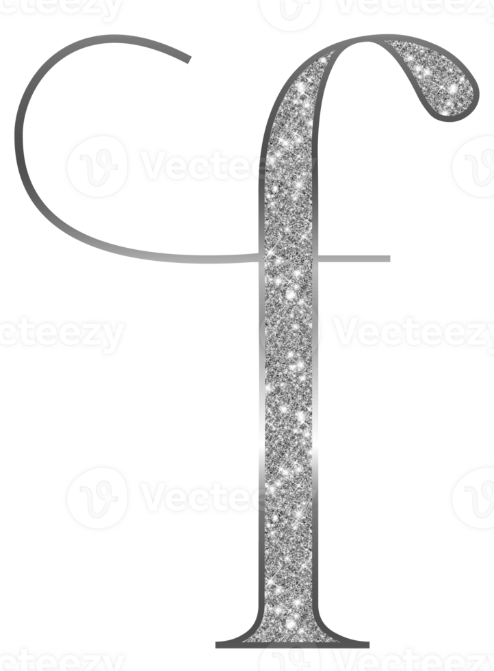 plata Brillantina alfabeto minúsculas png