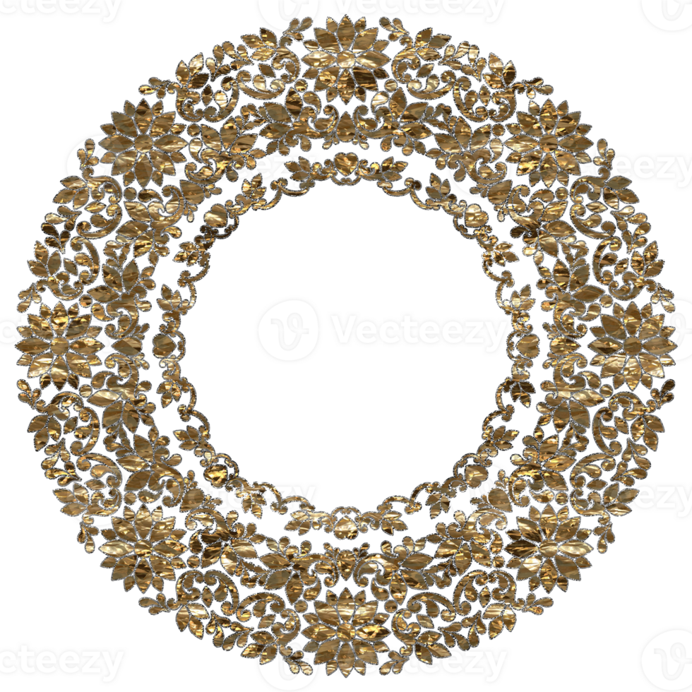 Shiny crystal frame png