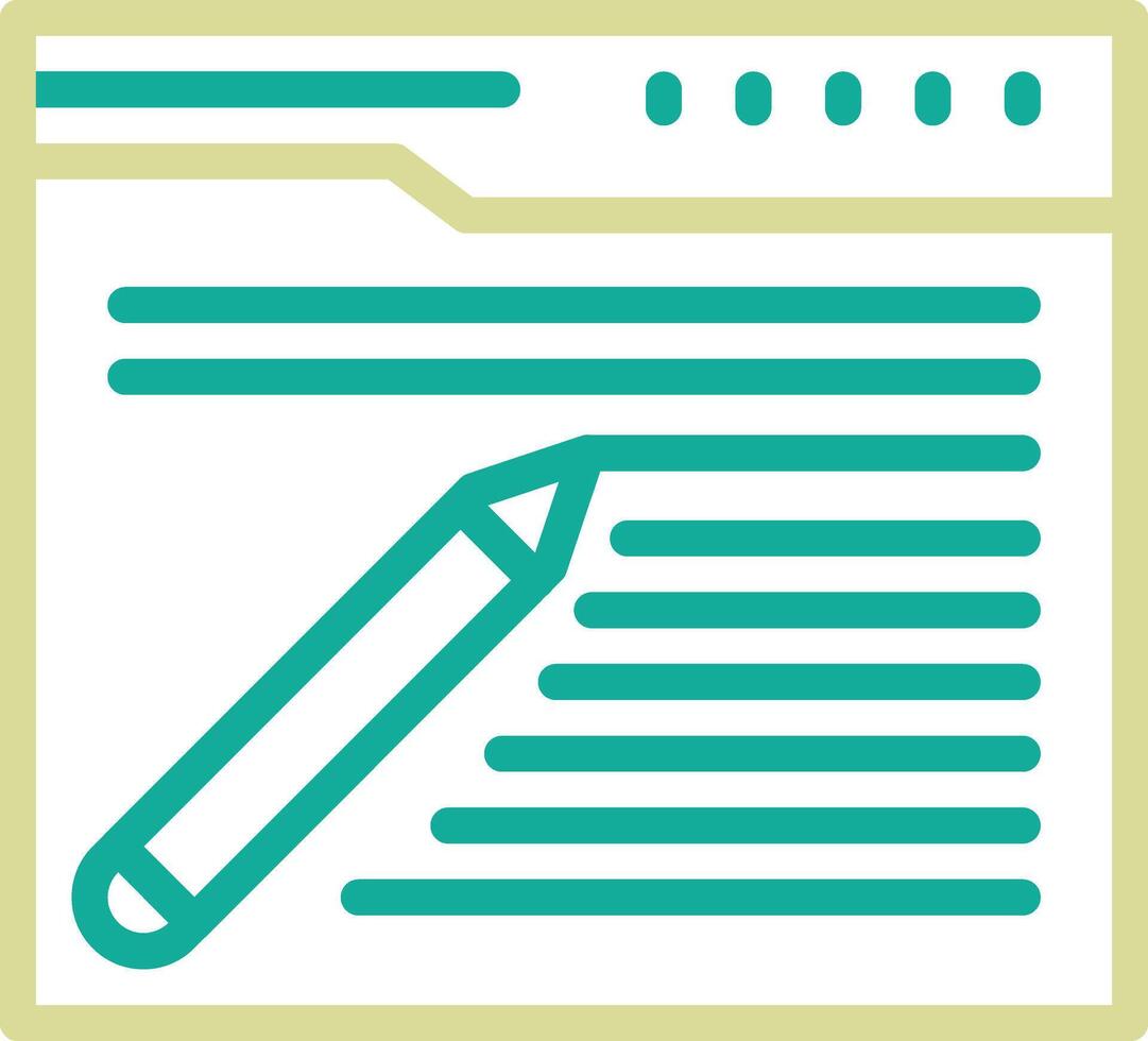 Copywriting Vector Icon