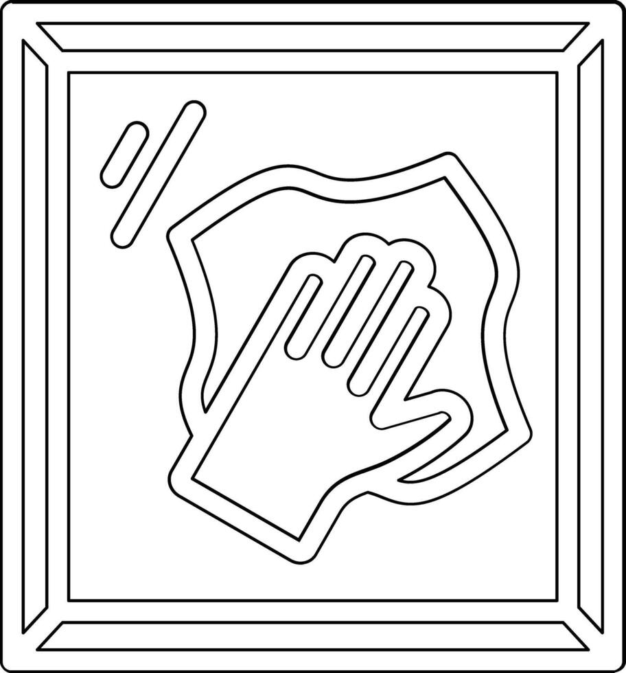 Cleaning Glass Vector Icon