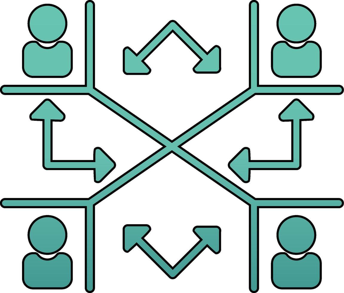 Hierarchy Vector Icon