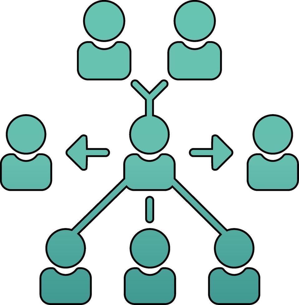 Hierarchy Vector Icon