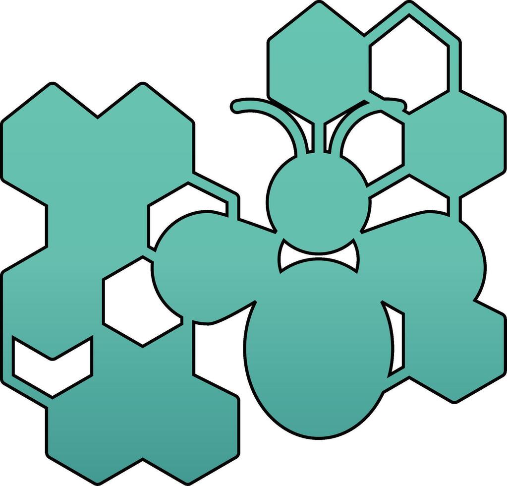 Bee therapy Vector Icon