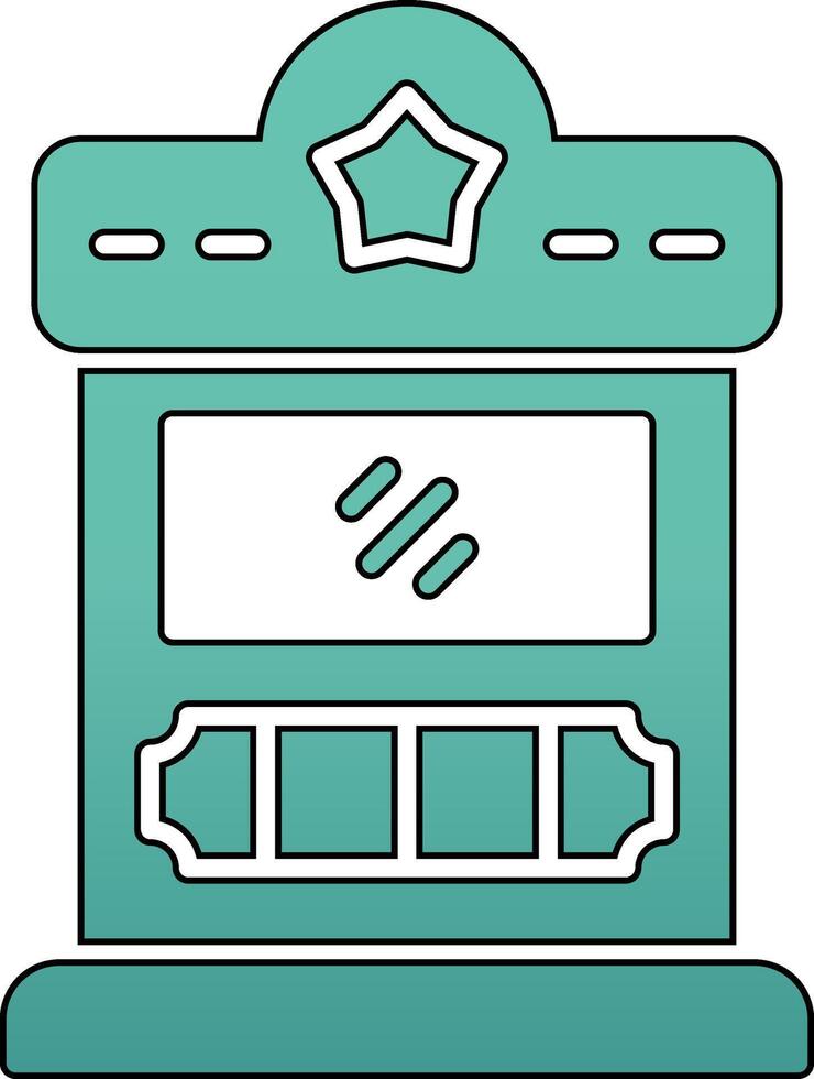 Ticket Box Vector Icon