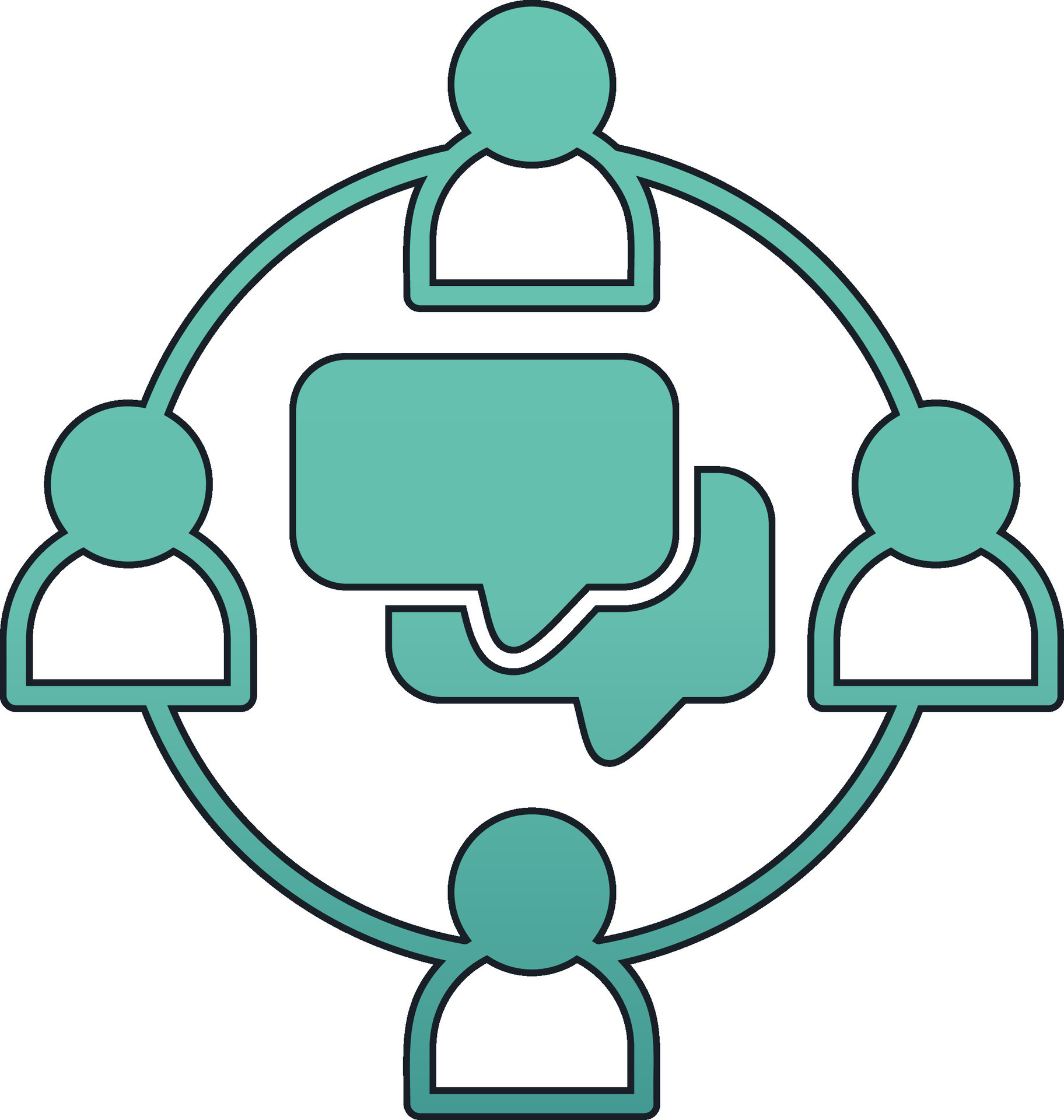 Group Chat Vector Icon 37304641 Vector Art at Vecteezy