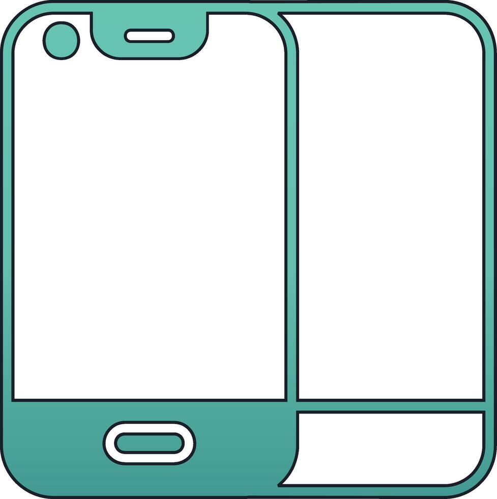 Foldable Phone Vector Icon