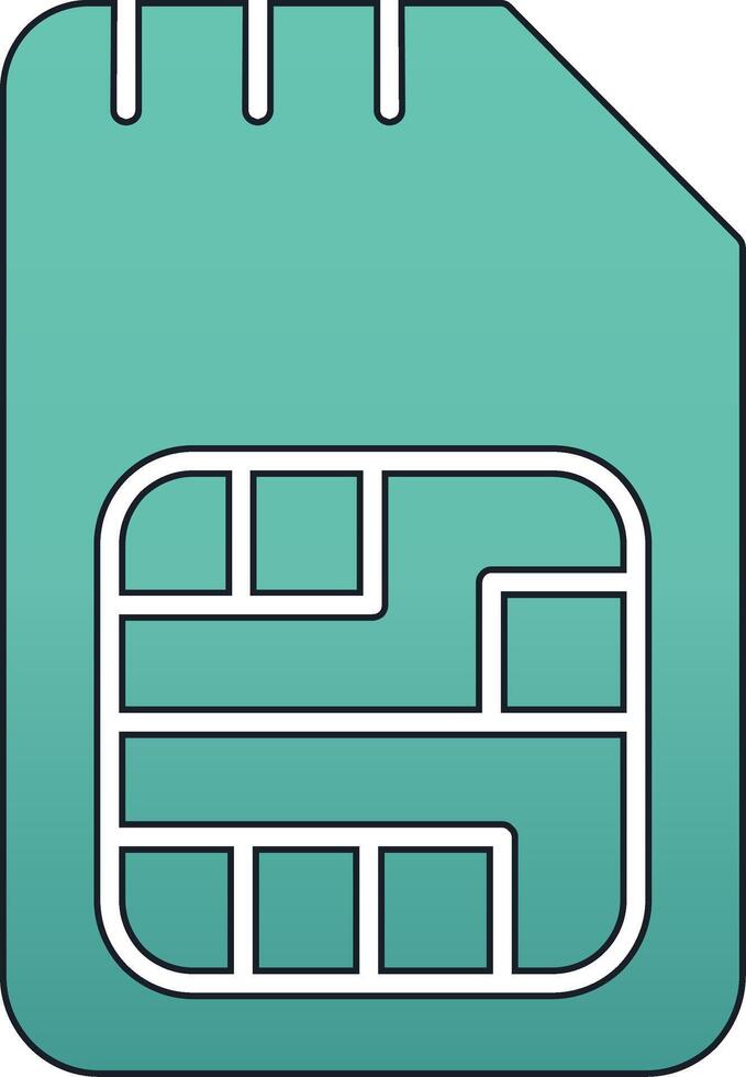 Sim Card Vector Icon