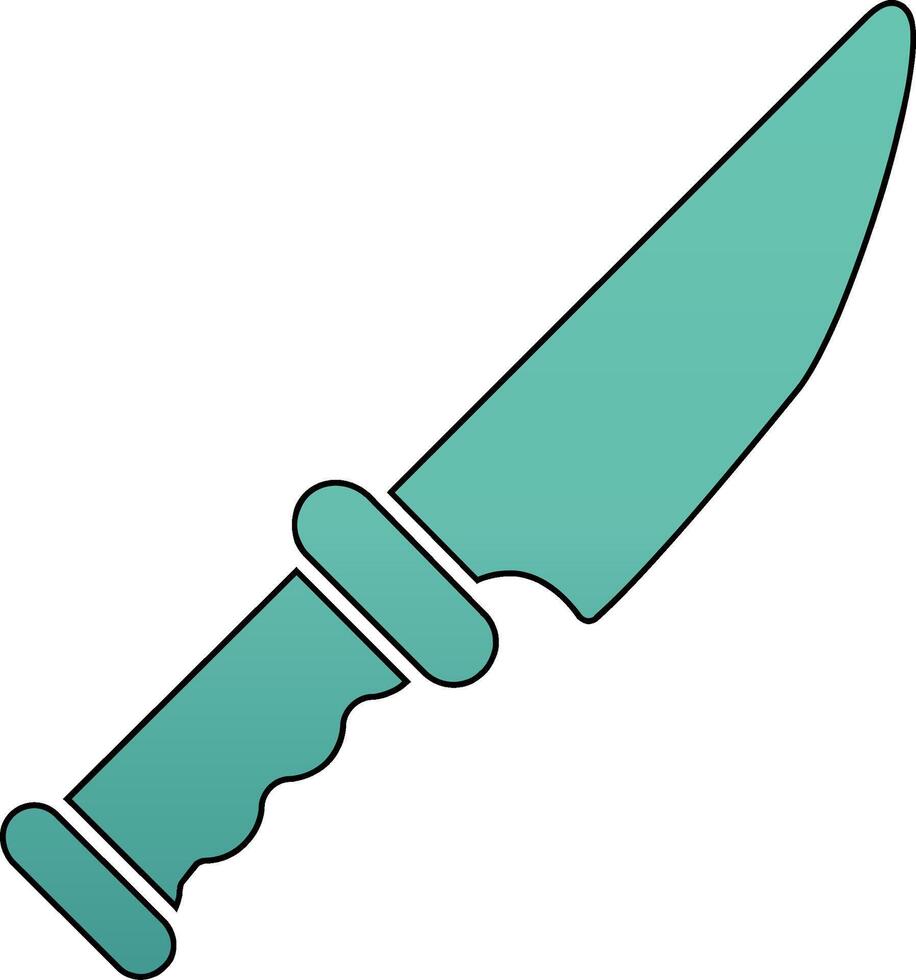 icono de vector de cuchillo