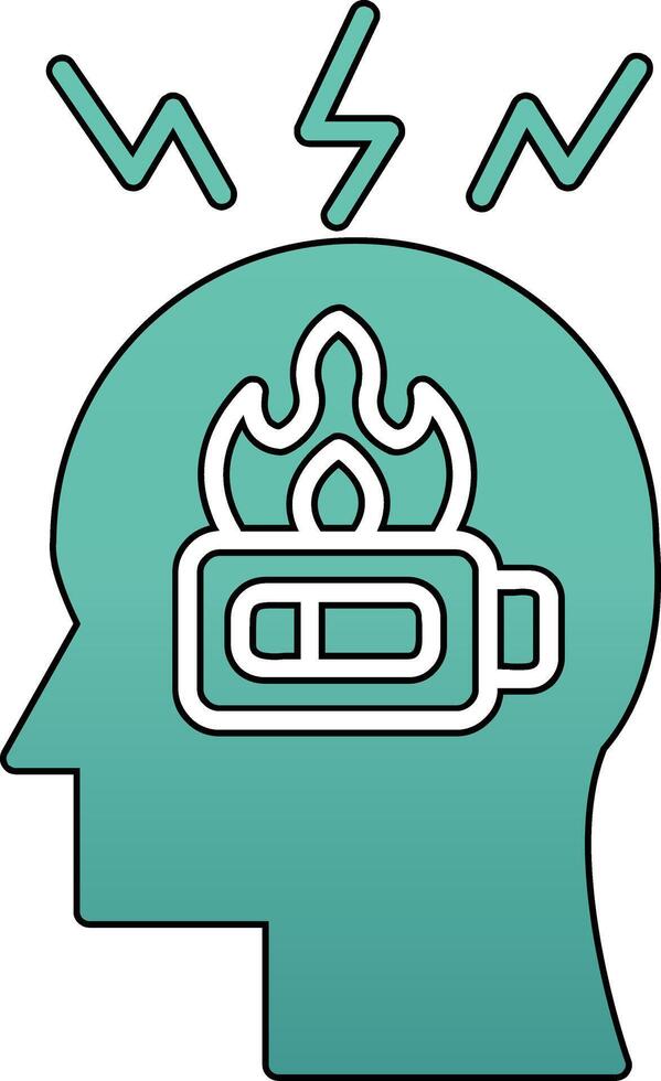 Burnout Vector Icon