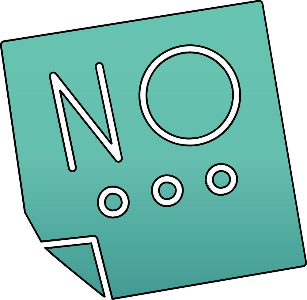 Say No Vector Icon