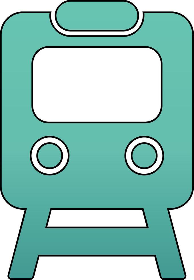 icono de vector de tren