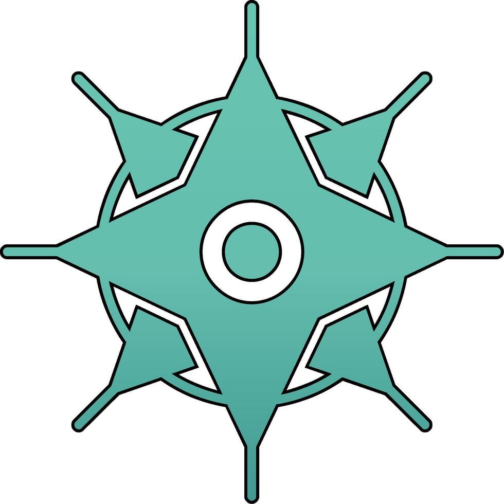 Compass Vector Icon