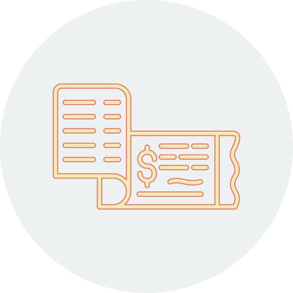 Cheque Vector Icon