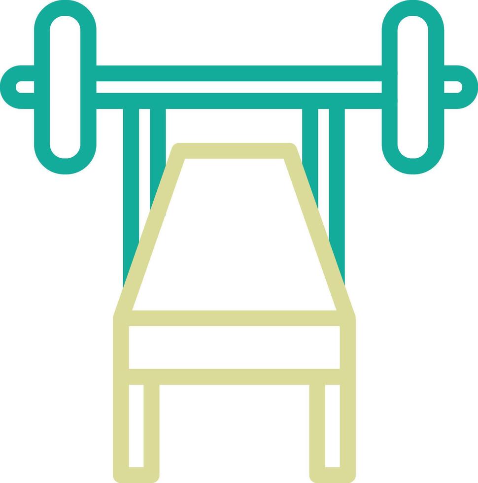 Bench Press Vector Icon