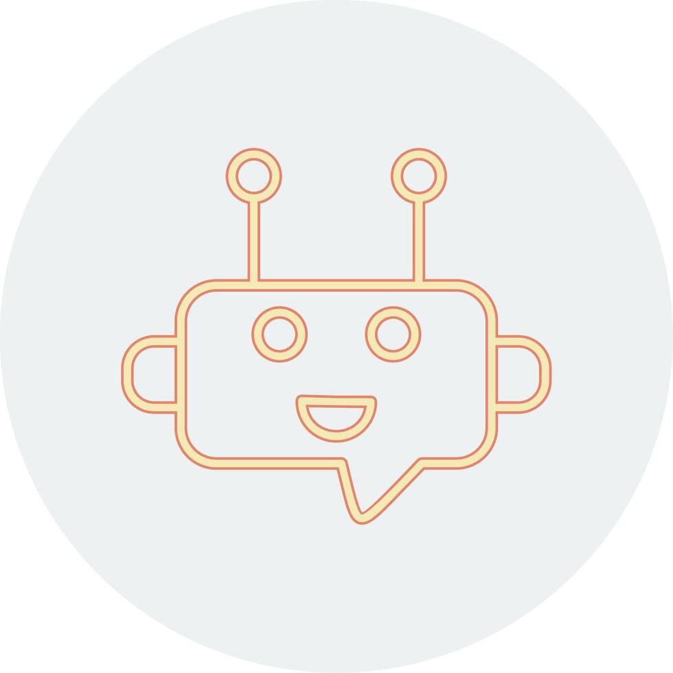 Robot Chat Vector Icon