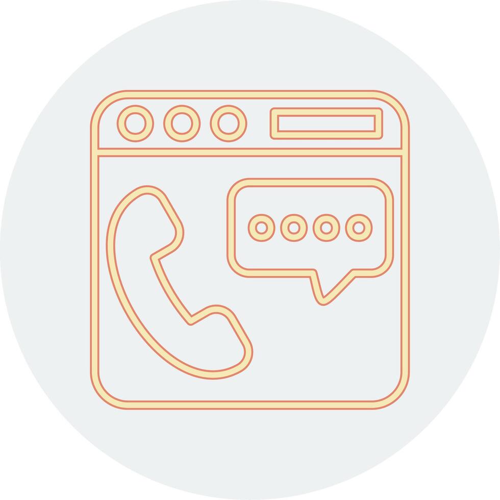 Phone Chat Vector Icon