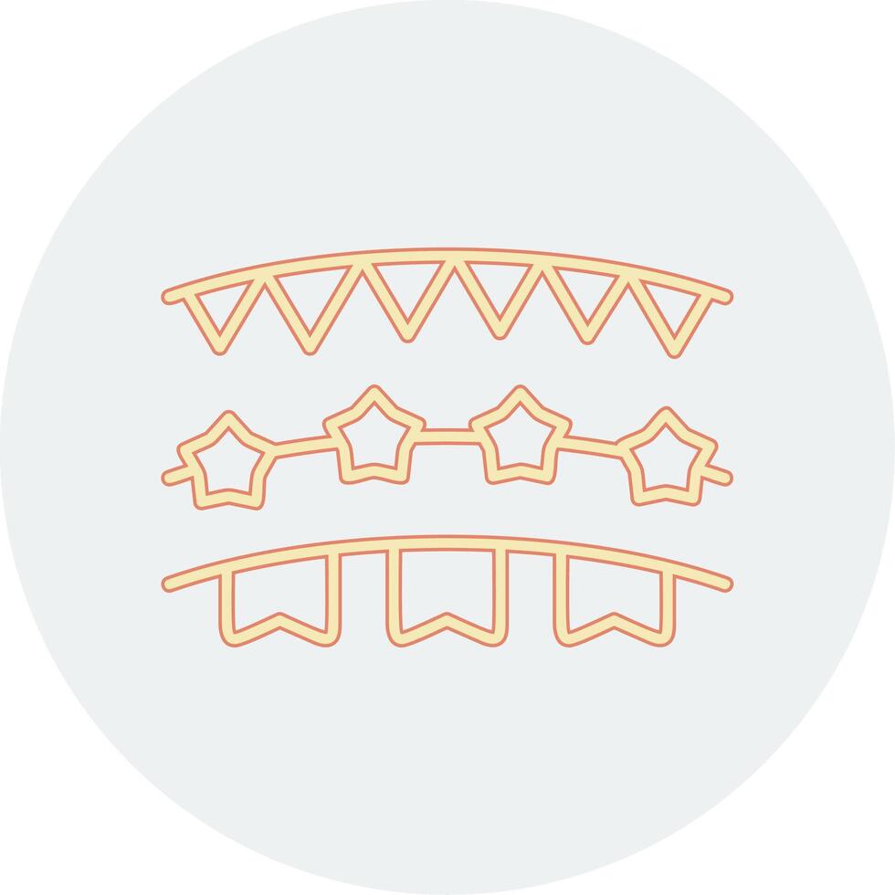 Bunting Vector Icon