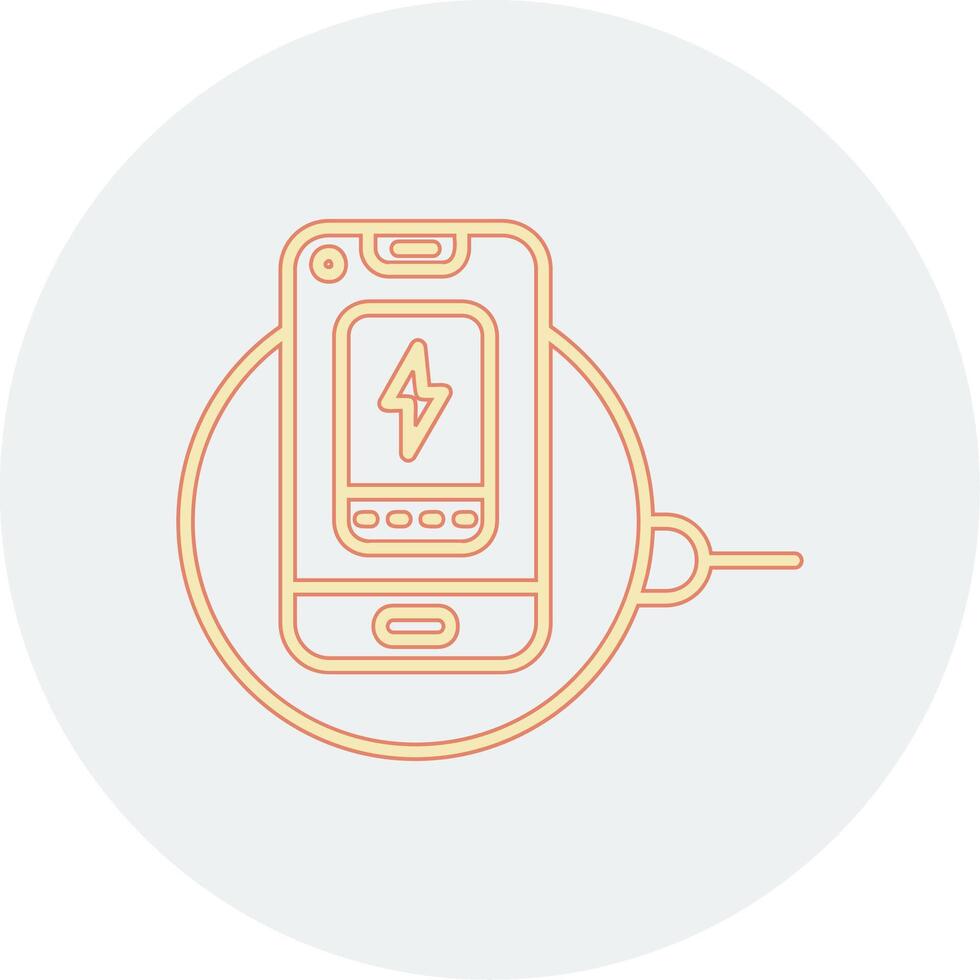 Wireless Charger Vector Icon