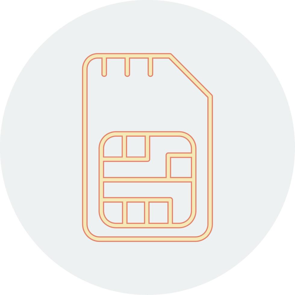 Sim Card Vector Icon