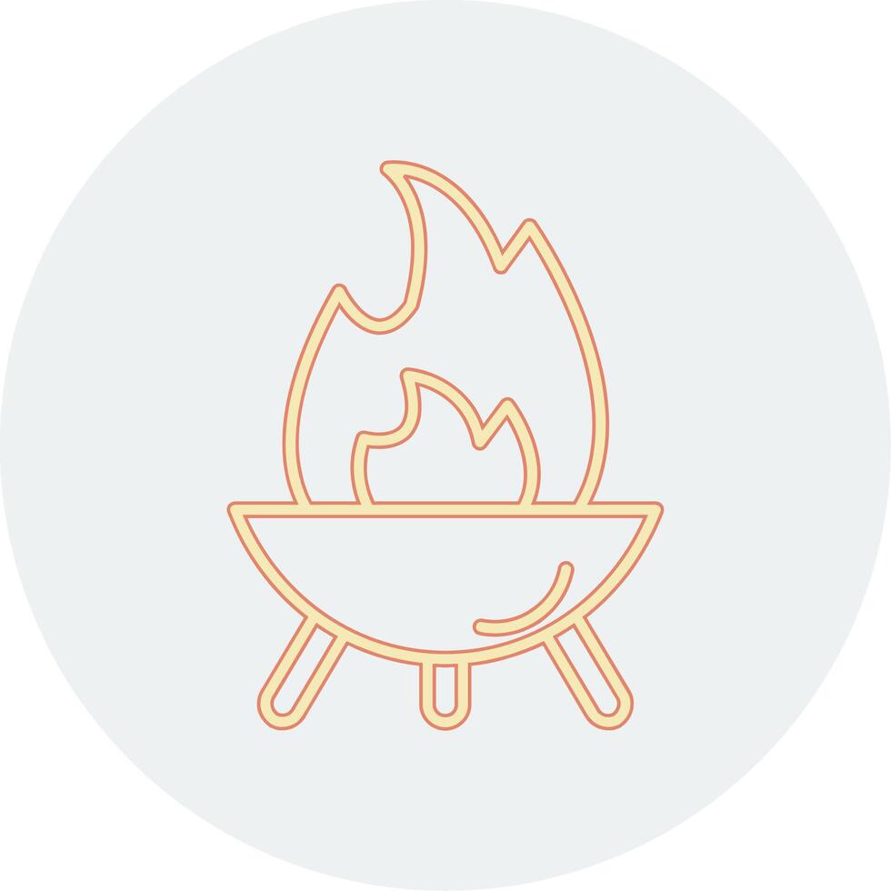 Firepit Vector Icon
