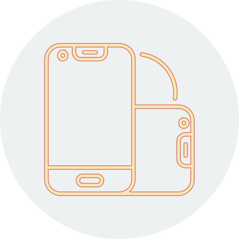 Foldable Smartphone Vector Icon