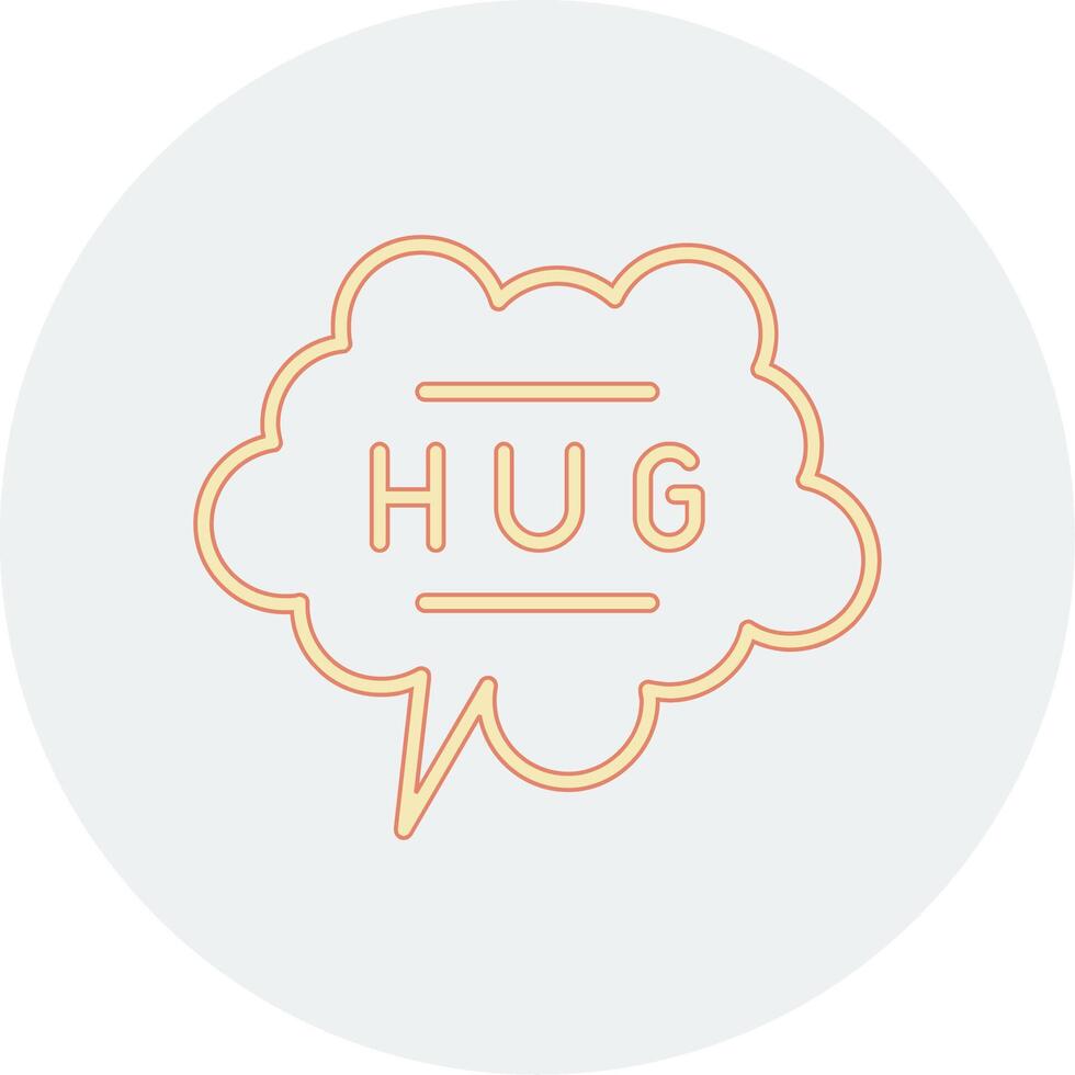 Hug Vector Icon