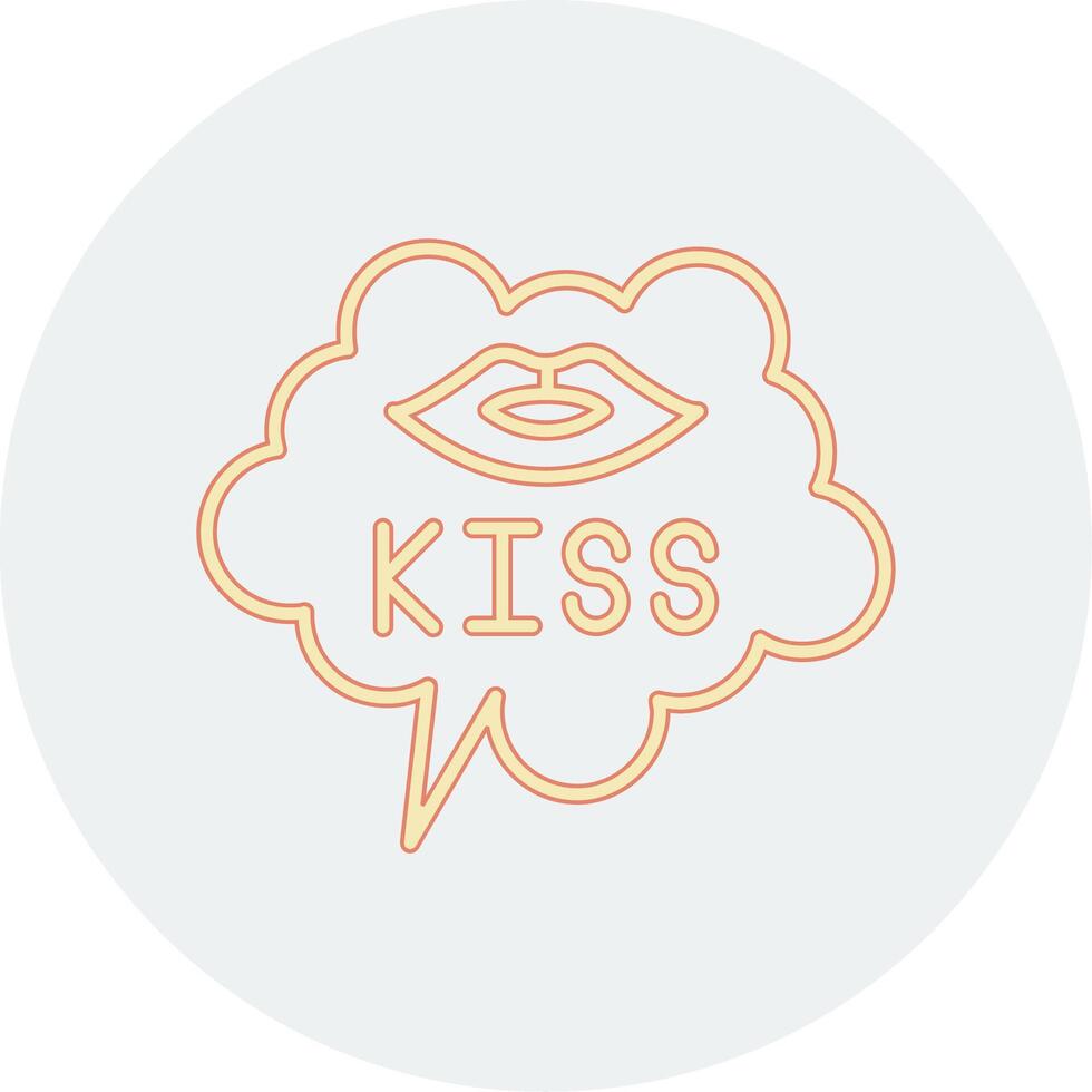 Kiss Vector Icon