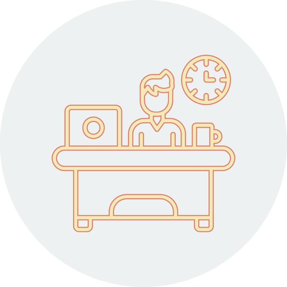 Workaholic Vector Icon