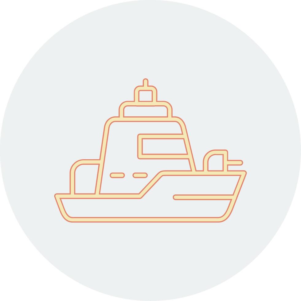 icono de vector de barco