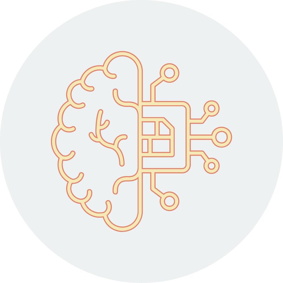 Artificial Intelligence Vector Icon