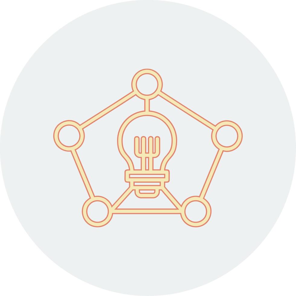 Mind Mapping Vector Icon