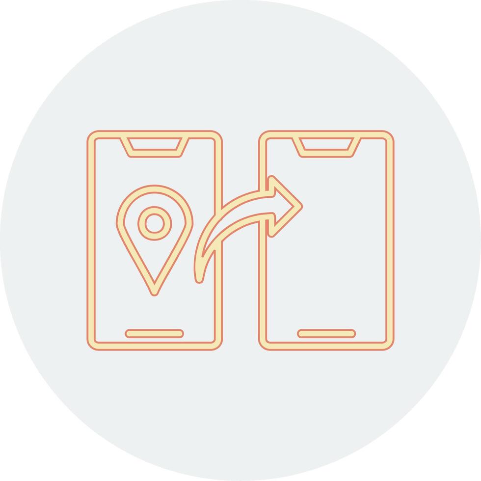 Share Location Vector Icon