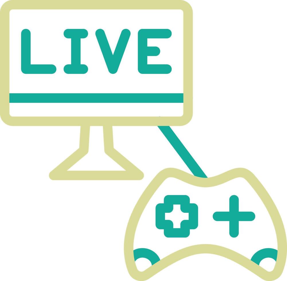 Game Streaming Vector Icon