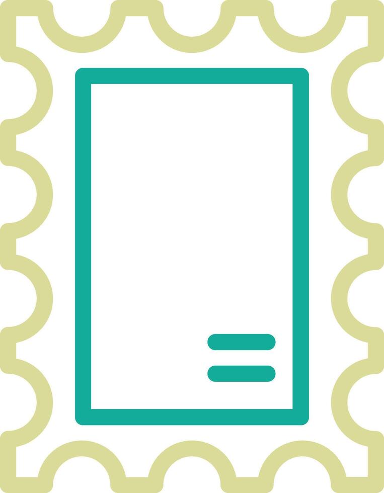 Post Stamp Vector Icon