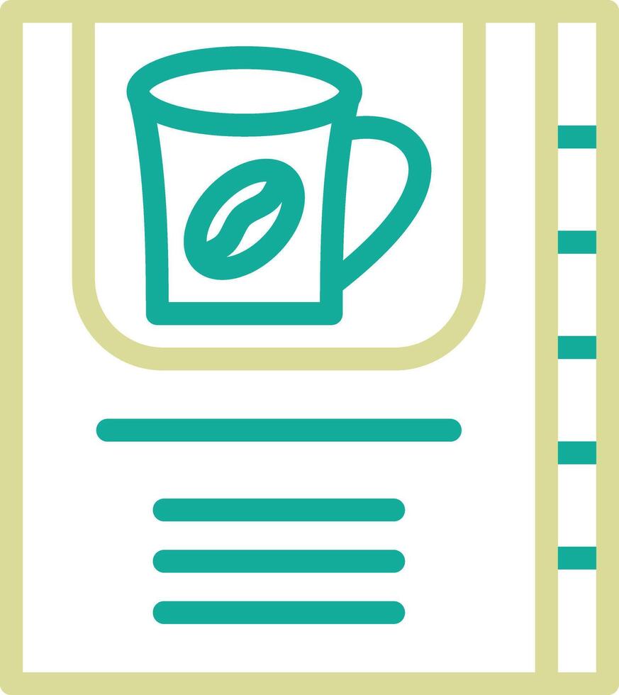 Coffee Card Vector Icon