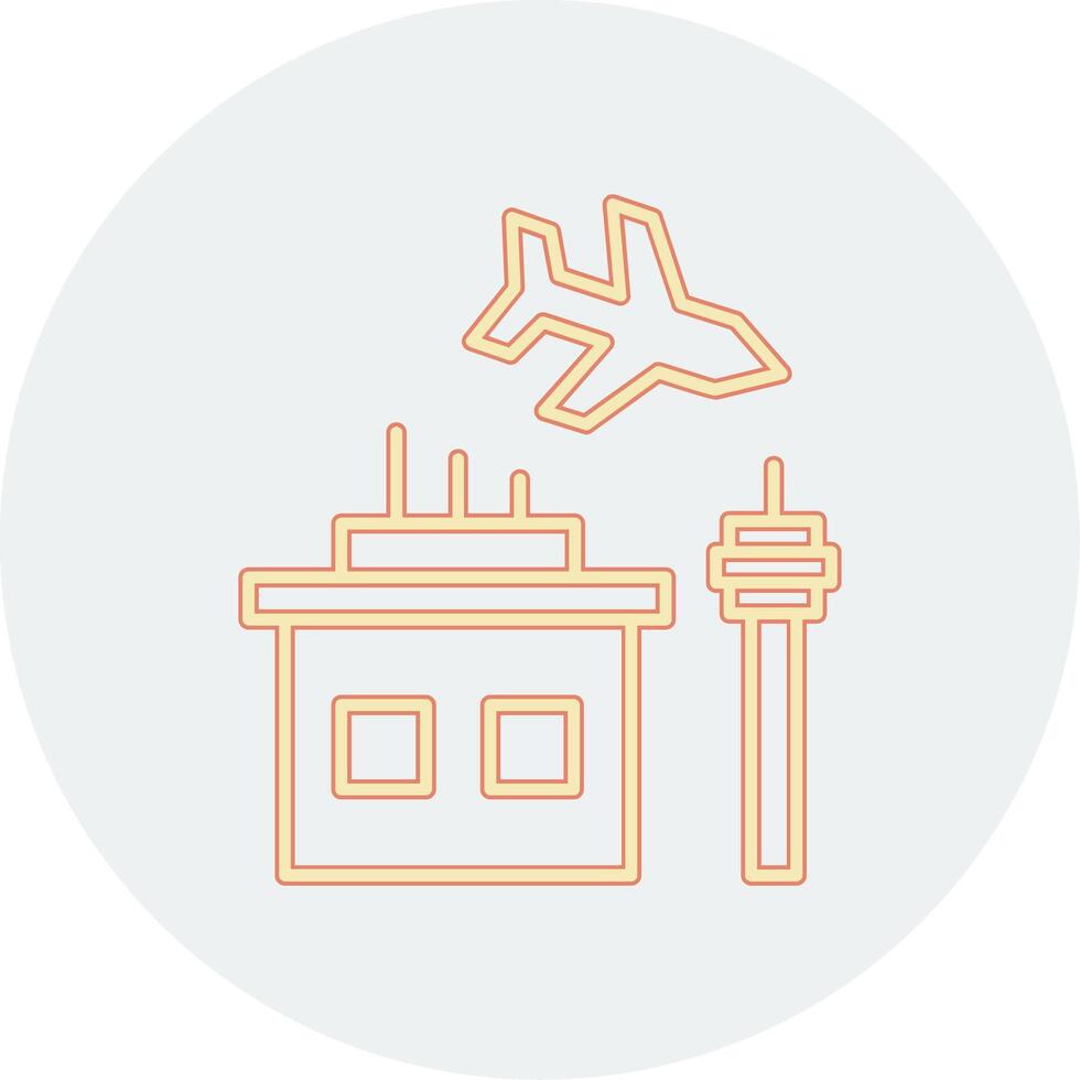 icono de vector de aeropuerto