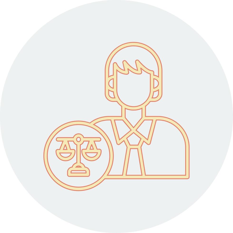 Lawyer Vector Icon