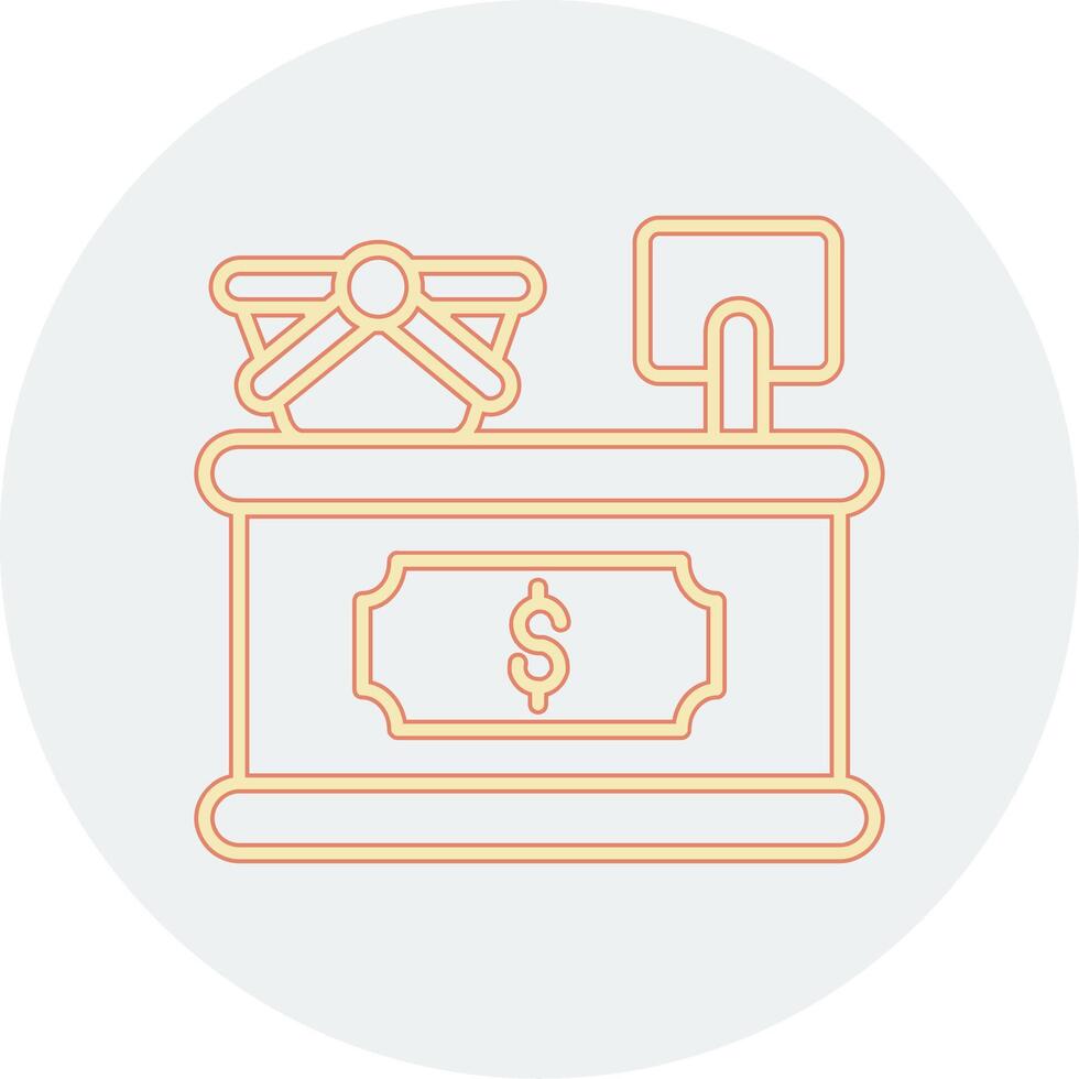 Cashier Vector Icon