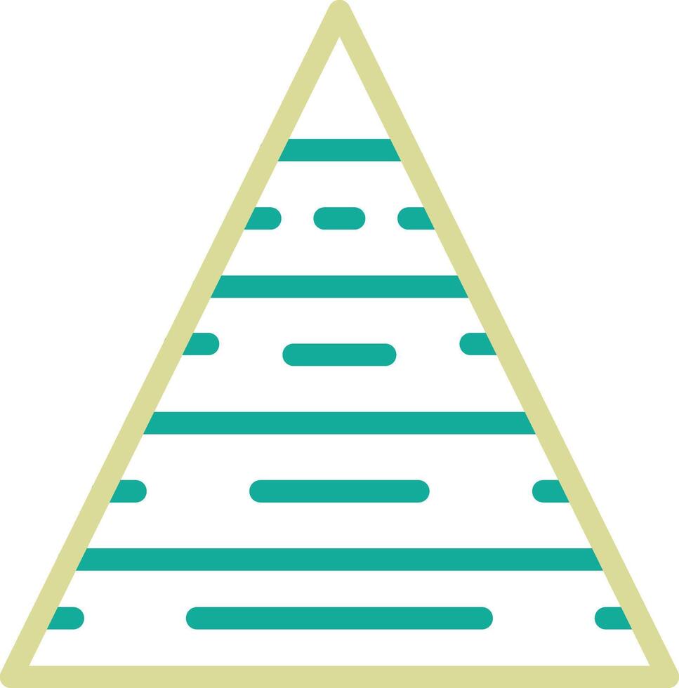 Pyramid Chart Vector Icon
