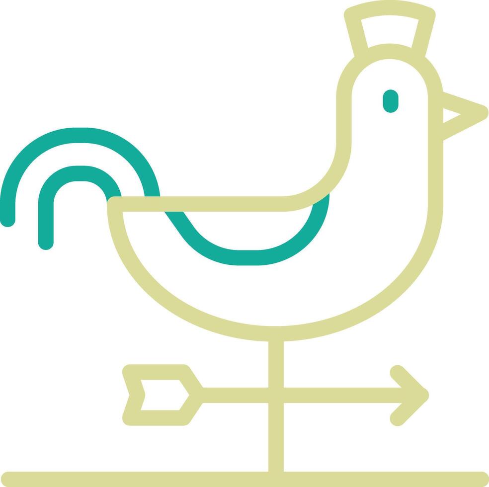 Weathercock Vector Icon