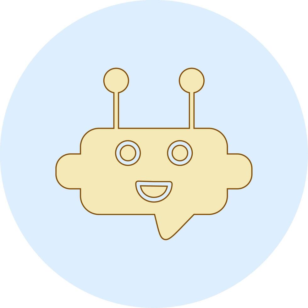 Robot Chat Vector Icon