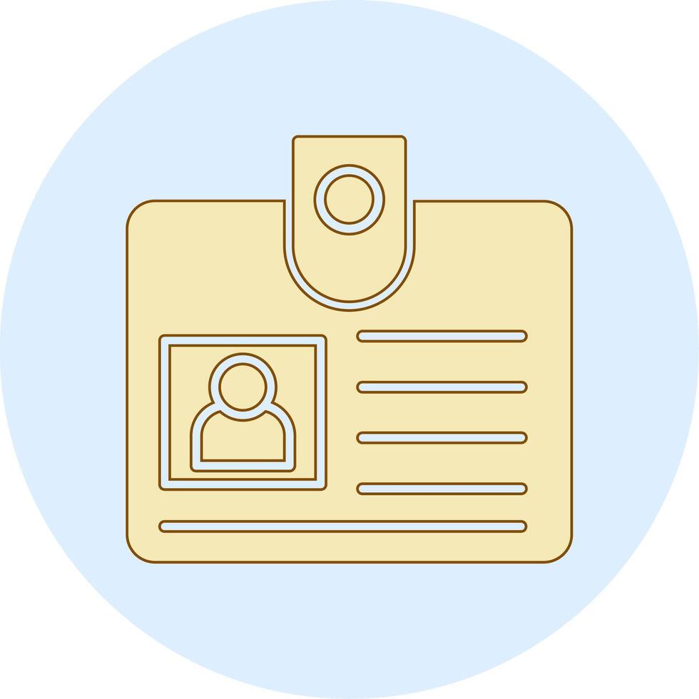 Id Card Vector Icon