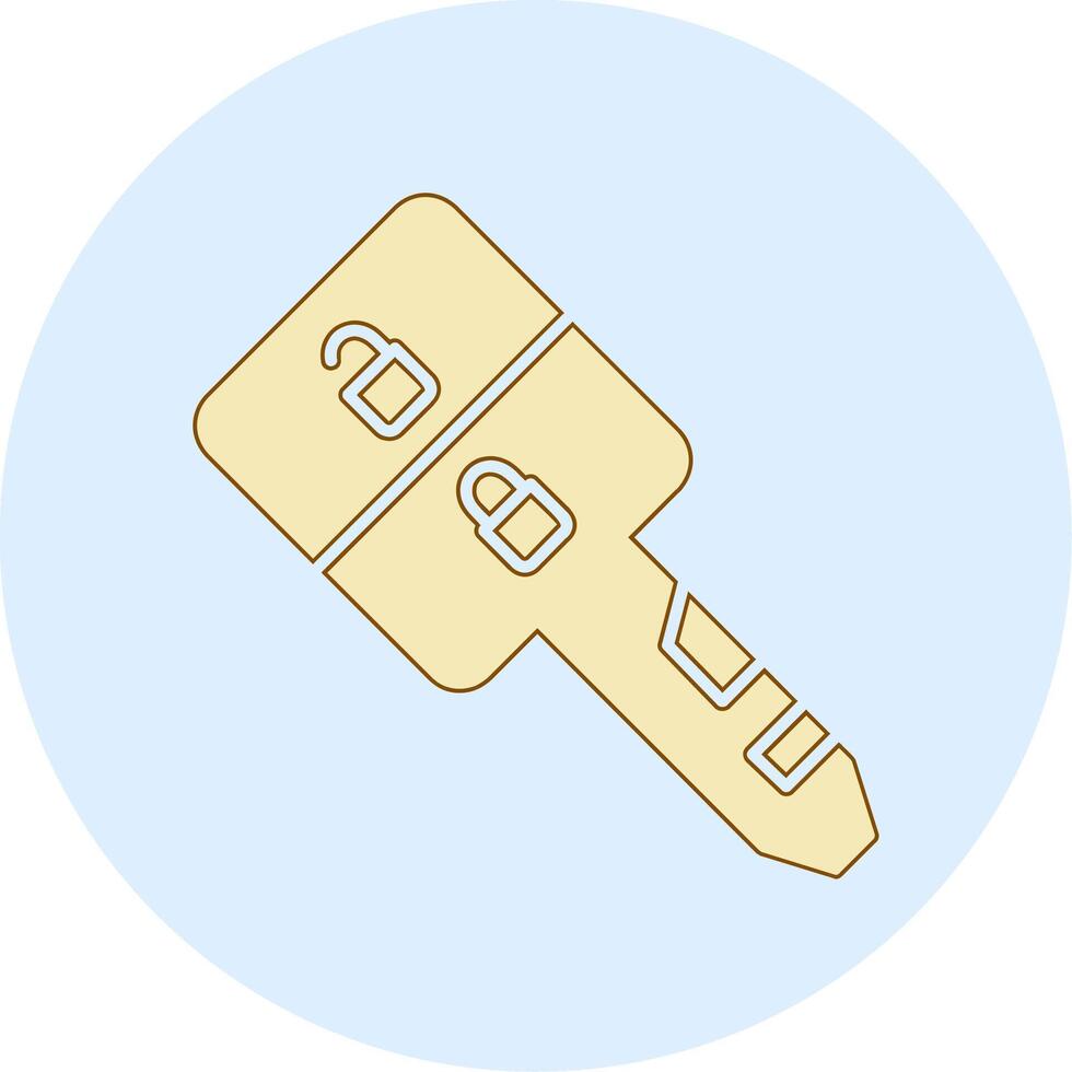 Car Key Vector Icon