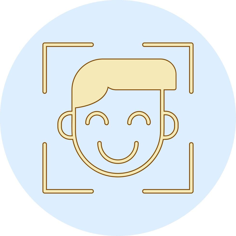Face Scan Vector Icon