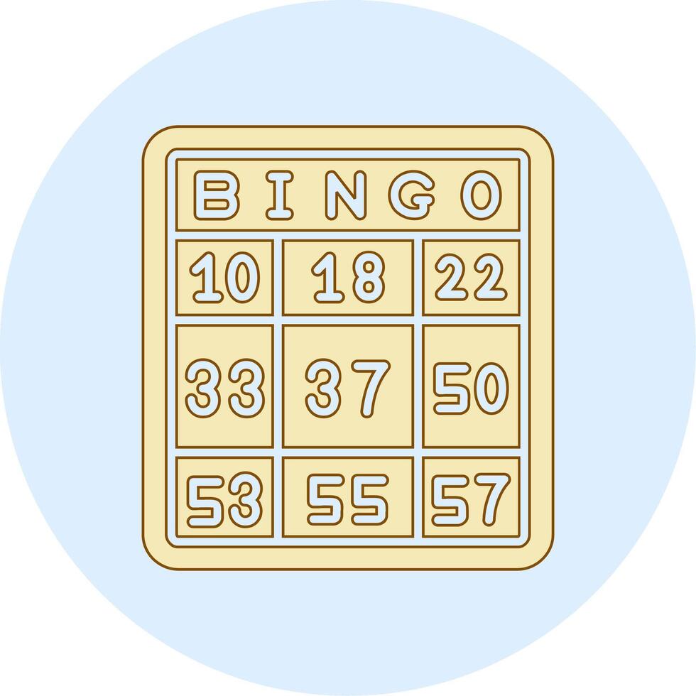 Bingo Vector Icon